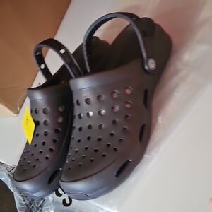 Men's Black Clog Sandals